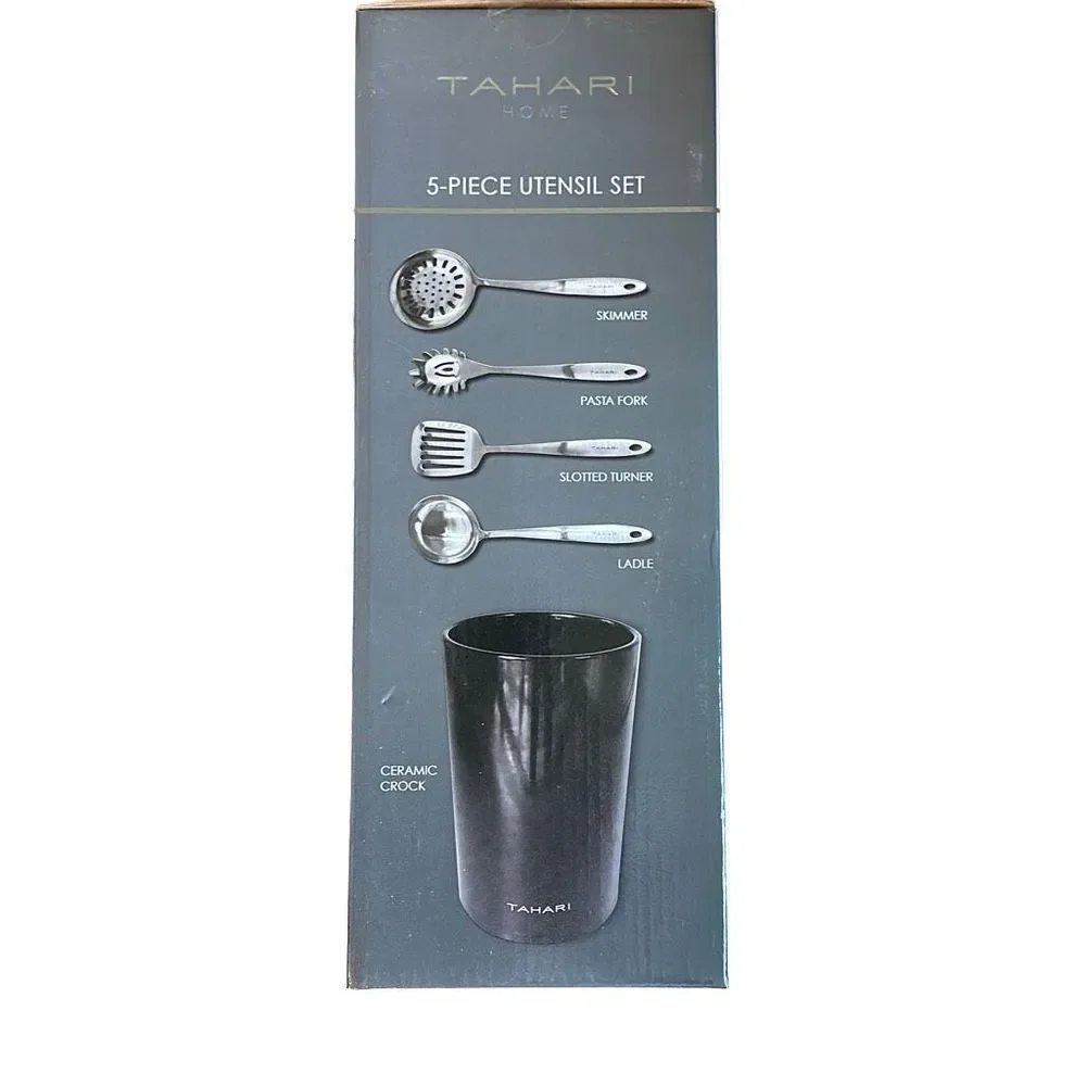Tahari Home 5-Piece‎ Utensil Set NIB